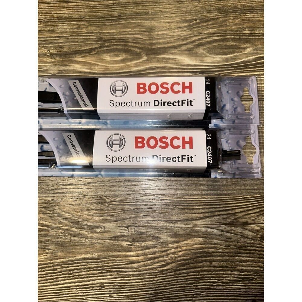 (2) Bosch Spectrum Direct Fit 24 Inch Wiper Blades - C2407. NWT.